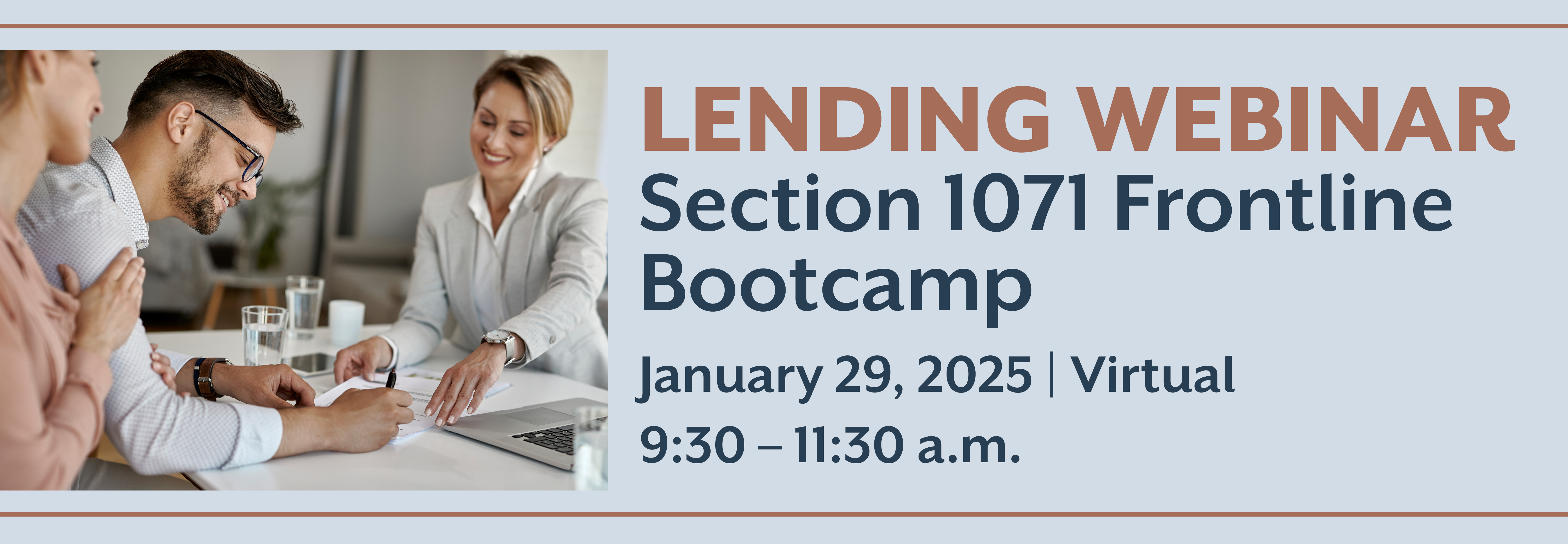 Section 1071 Frontline Bootcamp Lending Webinar